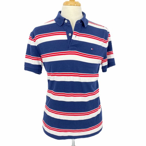 Tommy Hilfiger Other - Men's Tommy Hilfiger Polo Shirt  L Navy Blue White